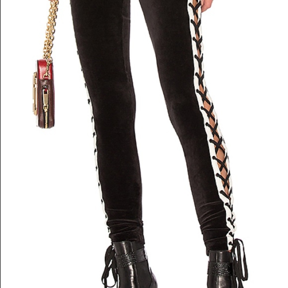 Fenty puma Velour Lace Up Leggings - Picture 2 of 13